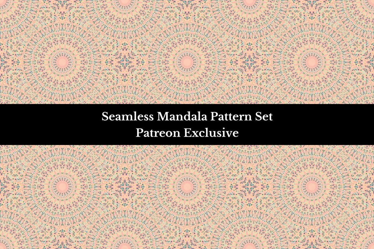 DavidZydd's tweet image. Seamless Mandala Pattern Set - Patreon exclusive: patreon.com/cw/MandalaMagi… #art #repeatingpattern #seamlessmandalapattern #patternillustration #MandalaMagicMarket