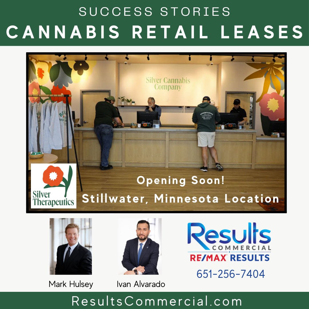 ResultsCRE's tweet photo. Congratulations to Silver Therapeutics on another new retail store opening in Stillwater, Minnesota! https://t.co/yg0Ijqj8r5