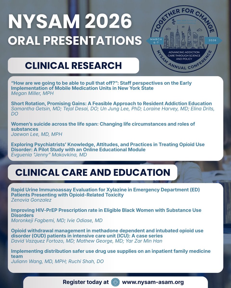 New York Society of Addiction Medicine tweet media