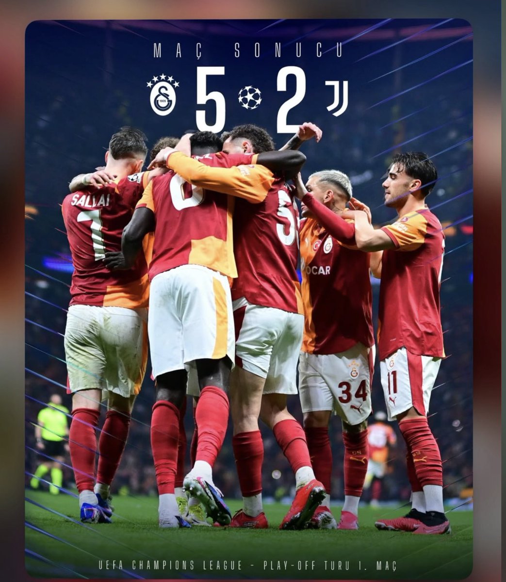 #GSvJUVE kevgire çevirdik, şampiyonlar liginin şampiyonu ayarını verdi. #Galatasaray