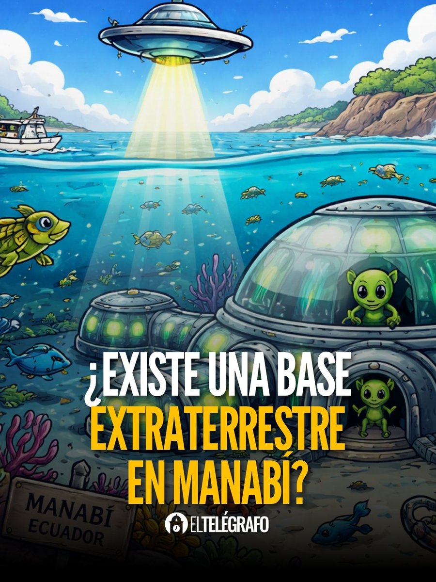 #Tendencias | Una publicación sobre una supuesta base extraterrestre bajo el mar frente a las costas de Manabí se volvió tendencia y reactivó el debate en redes. #LéaloEnET: is.gd/T3PCNs