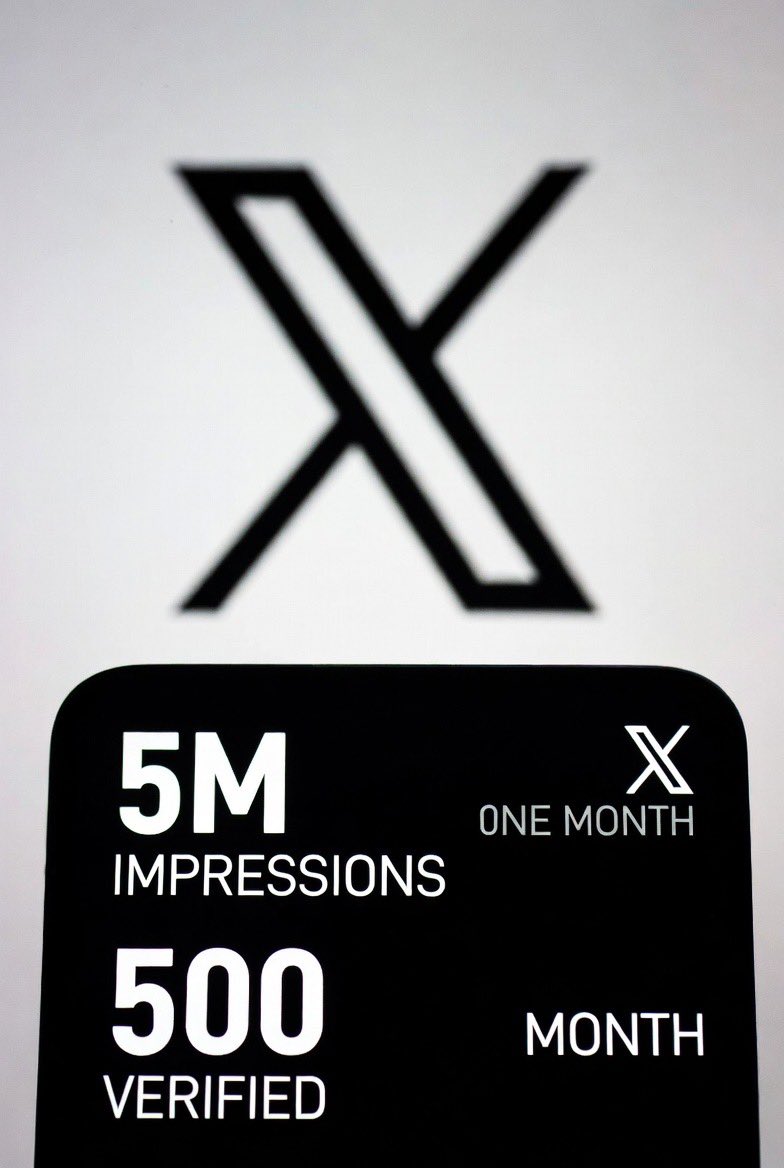 5M impressions aren’t hard 💪

With 2,000 verified followers, 

just being an active reply guy can get you there in a month.

Let’s start and reach there