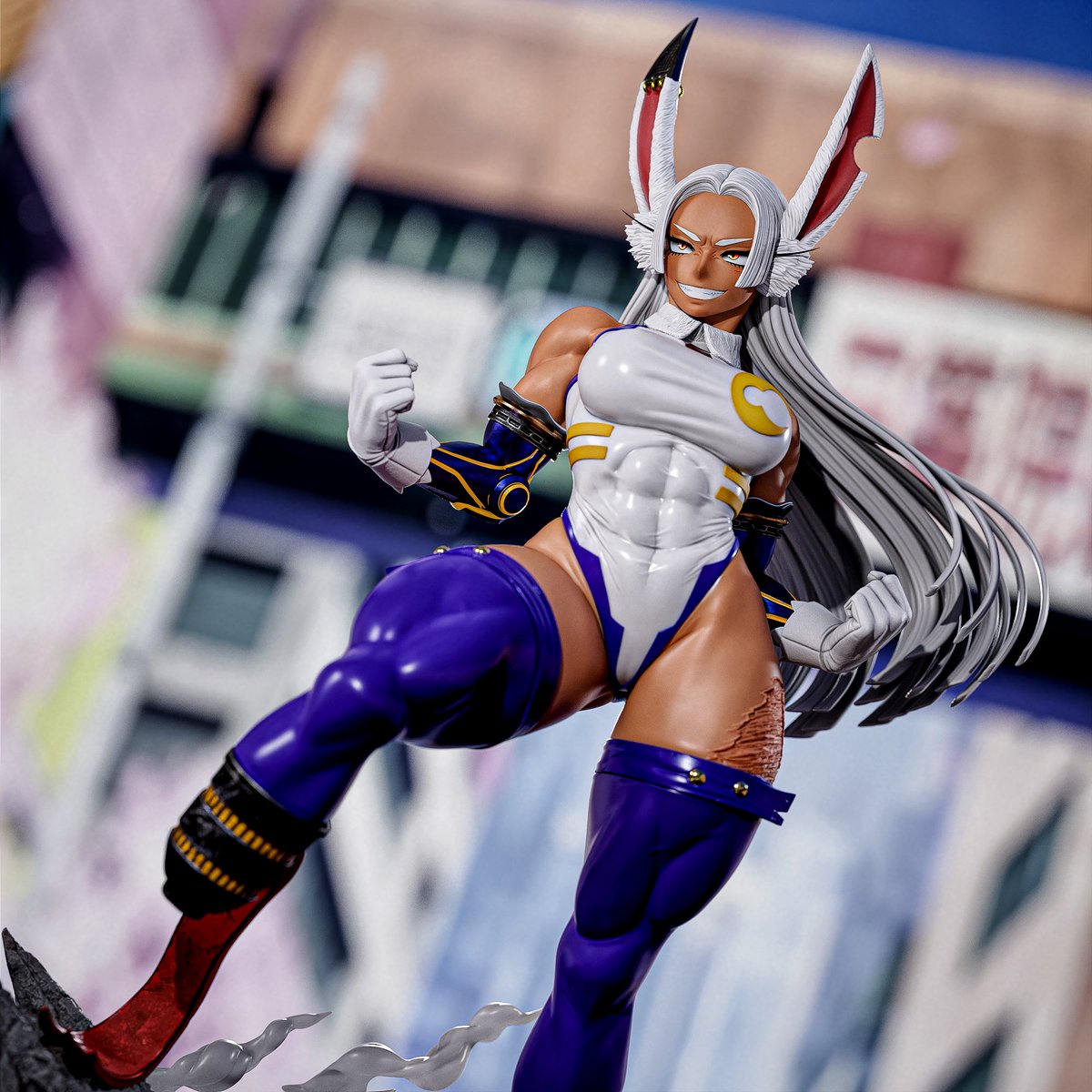 RaphaelJordan6's tweet image. Mirko 2.0 Full reveal  artstation.com/artwork/XJKbG3
.
.
#mirko #RumiUsagiyama #MyHeroAcademia