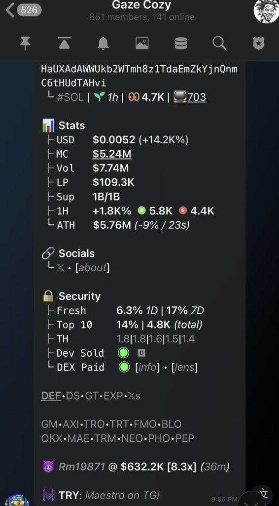 $KIMCHI AT 100k was sooooo Gooo bros!

Thanks for plays 

t.me/+f5QhkEqZdoY3Z…

My boys got 600k area lock in