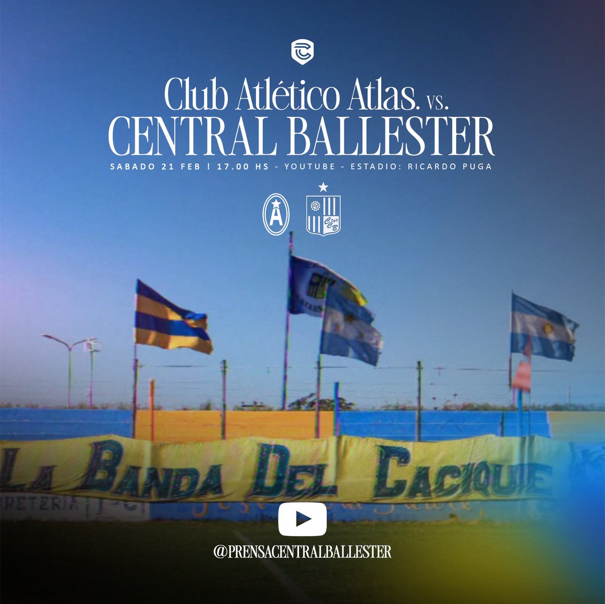 Este sábado, la primera fecha ✊

#NuevaTemporada ! #JuegaBallester ! 🇺🇦⚽