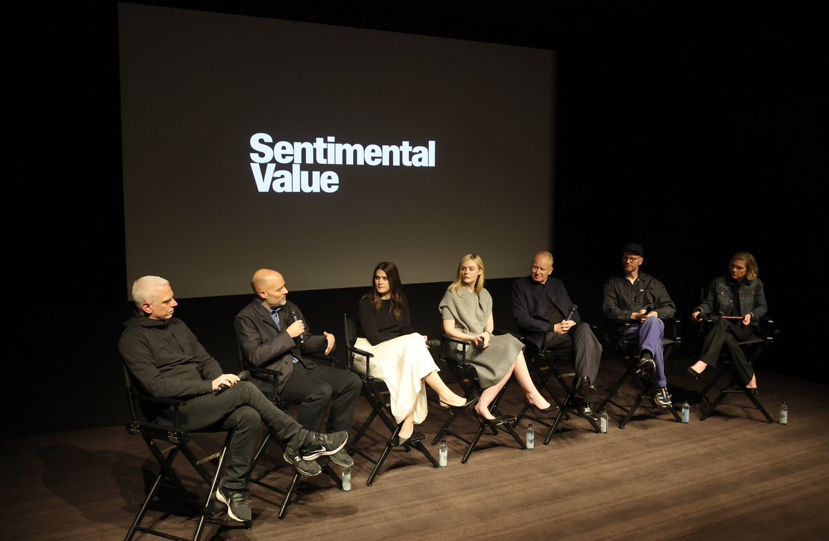 Special thanks to moderators Eva Victor and Rhea Seehorn for their time celebrating SENTIMENTAL VALUE with Joachim Trier, Eskil Vogt, and the cast!