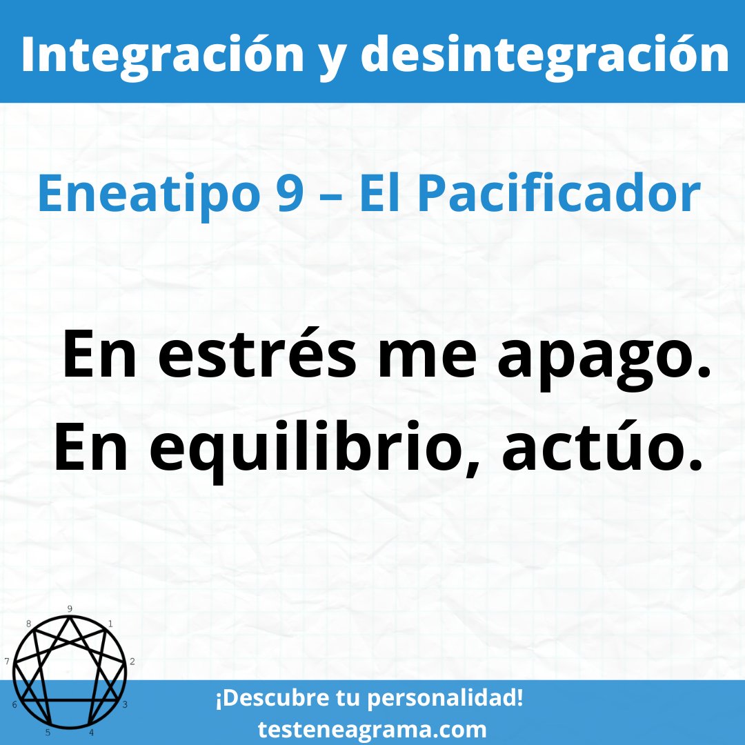 🌿 Desintegración: bajo presión, el Nueve se vuelve ansioso, indeciso y preocupado.
🌱 Integración: en equilibrio, conecta con su energía, iniciativa y capacidad de logro sin perder su calma.
#Eneatipo9 #Eneagrama #AcciónConsciente #PazInterior