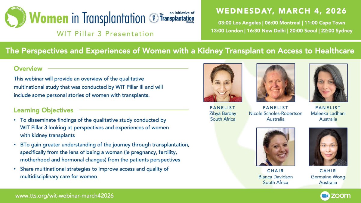 Women in Transplantation tweet media