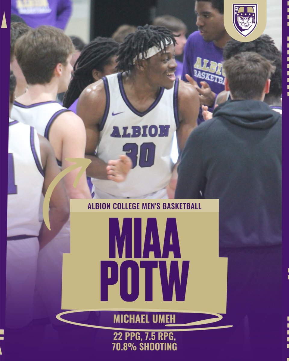 Albion College Men's Basketball tweet media