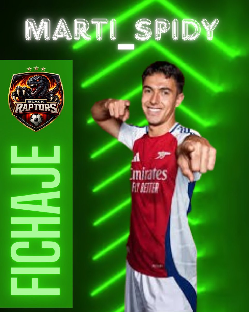📢 BIENVENIDO

<a href="/MartiSpidy/">Marti_Spidy</a> se une a <a href="/BlackRaptorsCP/">🖤BLACK RAPTORS🖤</a> para aportarnos gran vision de juego, mucho pase y ser el motor de nuestro equipo 

¡ BIENVENIDO CRACK !