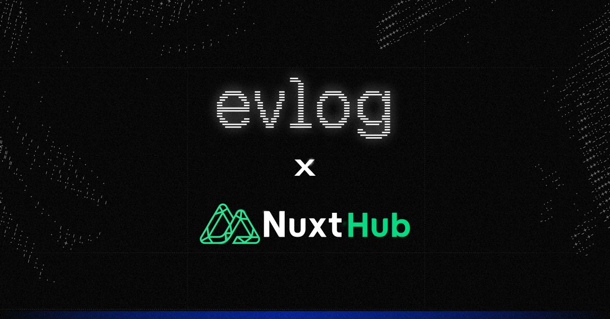 hugorcd's tweet photo. the evlog x NuxtHub module is here.

It stores evlog wide events directly in your @nuxt_hub database, with an opinionated schema and automatic cleanup based on a retention policy. On top of that, you can hook up an AI agent (e.g @aisdk) that queries the log table, summarizes your app’s health, and suggests improvements over time.

If you want agents that actually understand your app through its logs, this is the building block.

📚 Learn more & install: https://t.co/Y8kjYlRwpH