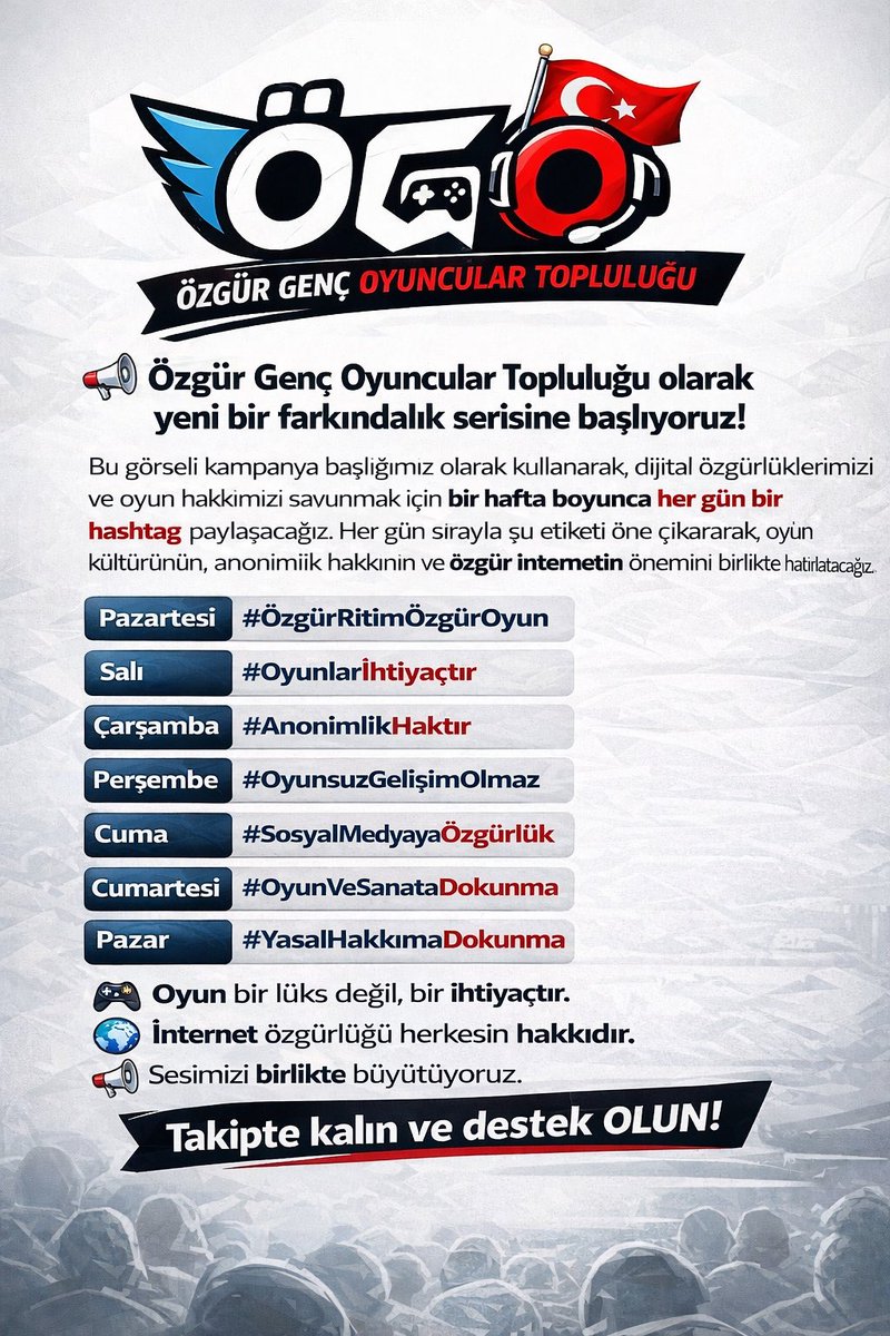 Geri geldim şuan. Maçtan dolayı girememişiz gündeme. 

Yarınki tagımız #AnonimlikHaktır olacakmış. Desteğe yarın devam iyi geceler