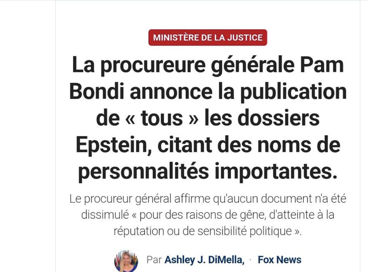 Affaire #Epstein : la traçabilité sur les auteurs de ces crimes est indispensable. Mais un point rarement traité ; la traçabilité sur la fortune d’Epstein : comment consacrer autant de temps à des crimes et gérer des affaires aussi rentables pour des dépenses aussi folles ?