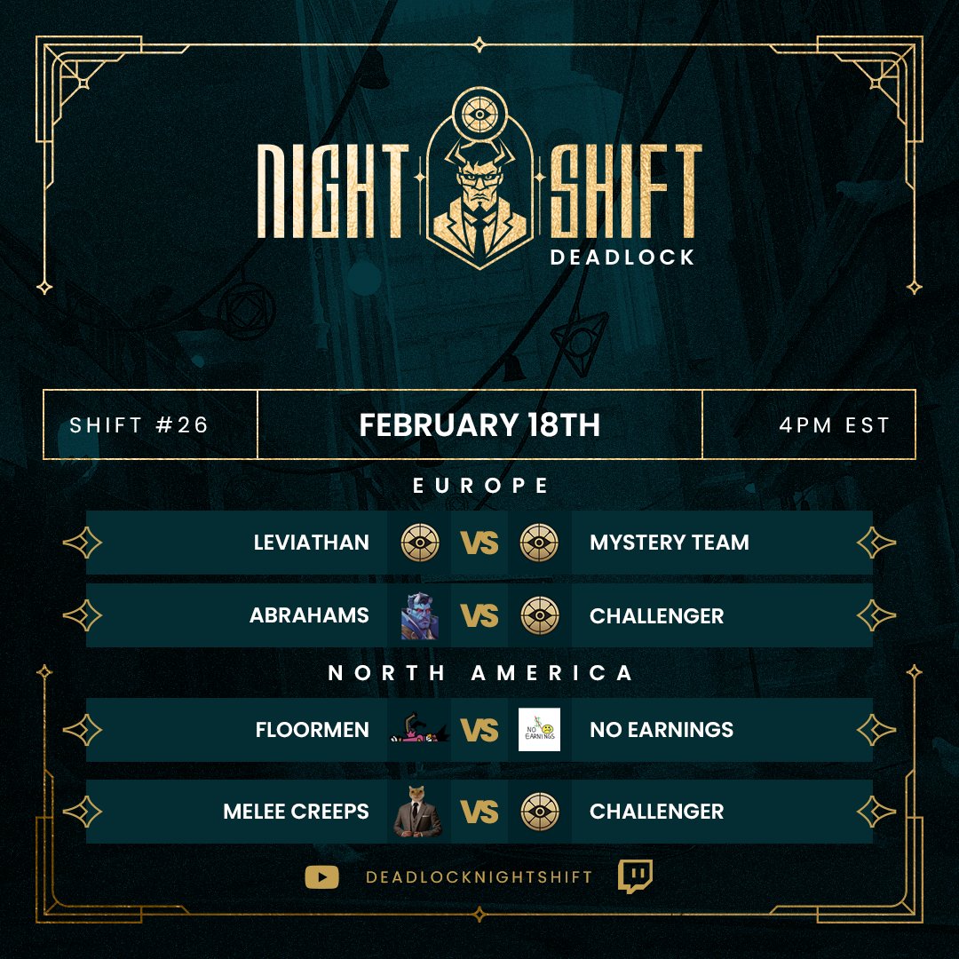 Deadlock Night Shift tweet media