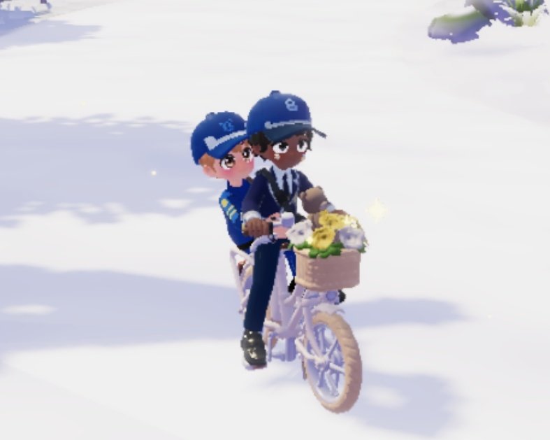 DoggoKime's tweet photo. Me and my friends having fun doing Sheriff Labrador cosplay together on Heartopia 🔍🧡

#heartopia #sherifflabrador #phantomcats https://t.co/Ld4pMIWFOL