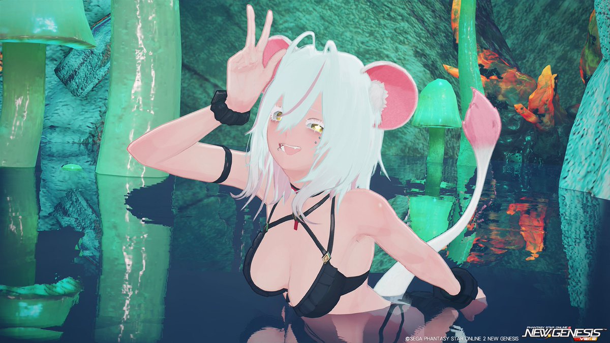 今週のメンテssっす〜 #PSO2NGS #メンテの日なのでssを貼る
全開に引き続きの悪魔コーデと褐色獣人コーデっす〜o(ﾟωﾟ)/