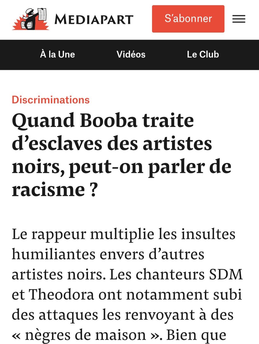 Salvadoriconte's tweet photo. Vous comprenez pourquoi ils ont fait une propagande anti-Rohff ? Booba sa photo avec Boloré et Messiah, ses partages du RN Le Pen Zemour, et aujourd’hui sa phrase sur Theodora: « Elle retournera bientôt aux champs, on lui rendra sa machette »
Rohff avait raison de A à Z sur Booba https://t.co/IqbgYHzRHM
