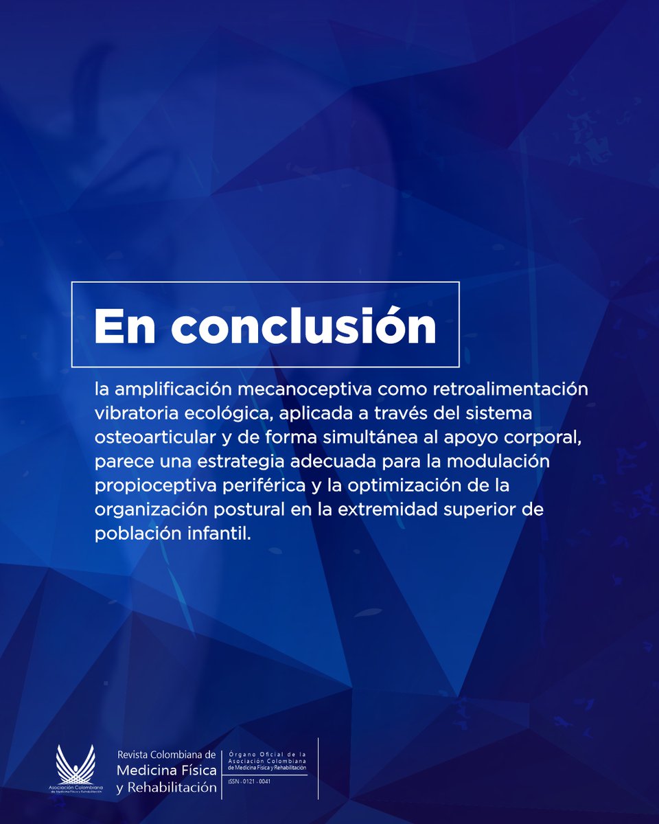 RevistaACMFR's tweet photo. La amplificación mecanoceptiva aplicada como retroalimentación vibratoria mostró efectos positivos en el apoyo funcional de una paciente pediátrica con parálisis braquial obstétrica.
Lea el artículo completo:
 https://t.co/ZgXT0ENuSi
#Rehabilitación #Neurorehabilitación https://t.co/MOqpqDKGDM