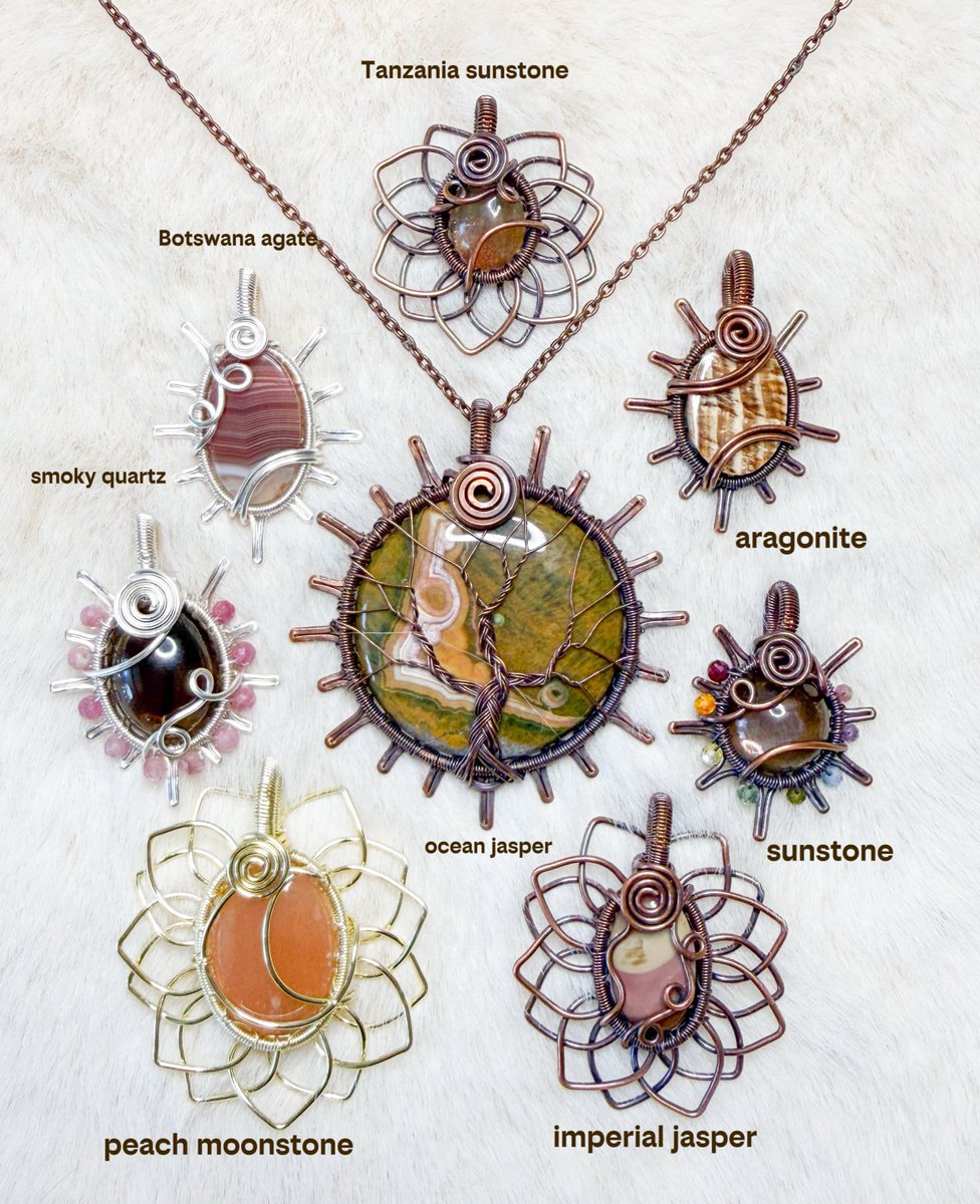 mildhippie suns &amp; sunflower pendants 🌻☀️

“strawberry mocha” collection coming to my shop Thursday 2/19 at 8pm eastern time 💜🤎