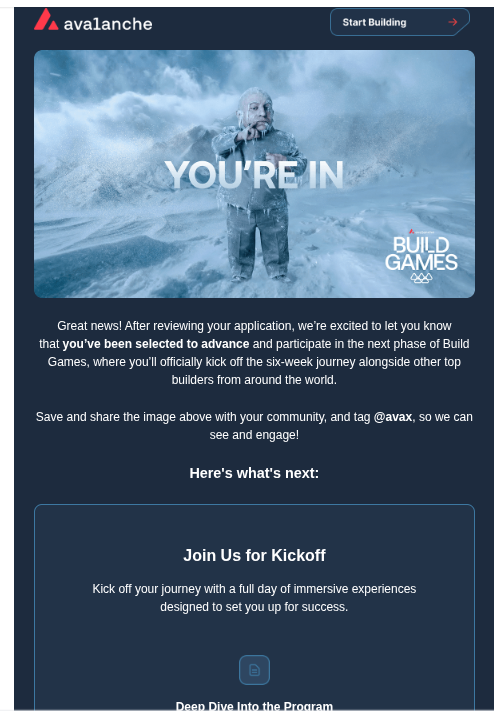 devmaro005's tweet photo. Day 37 of #10DaysOfCodeAndDesigns with the Sarcastic Geeks Trybe @SarcasticGeek4u 
Today, I got into the Build Games by @avax 6 weeks worth of an exceptional experience ahead of me🔥🔥 LFG!! https://t.co/5zt3GNpHa3