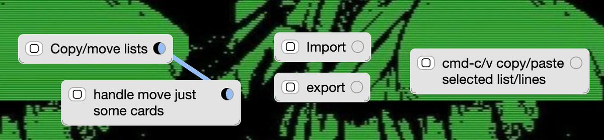 Almost done with Lists! Just some last minute tasks left like handling copy/move to spaces, import/export, and cmd-c copying