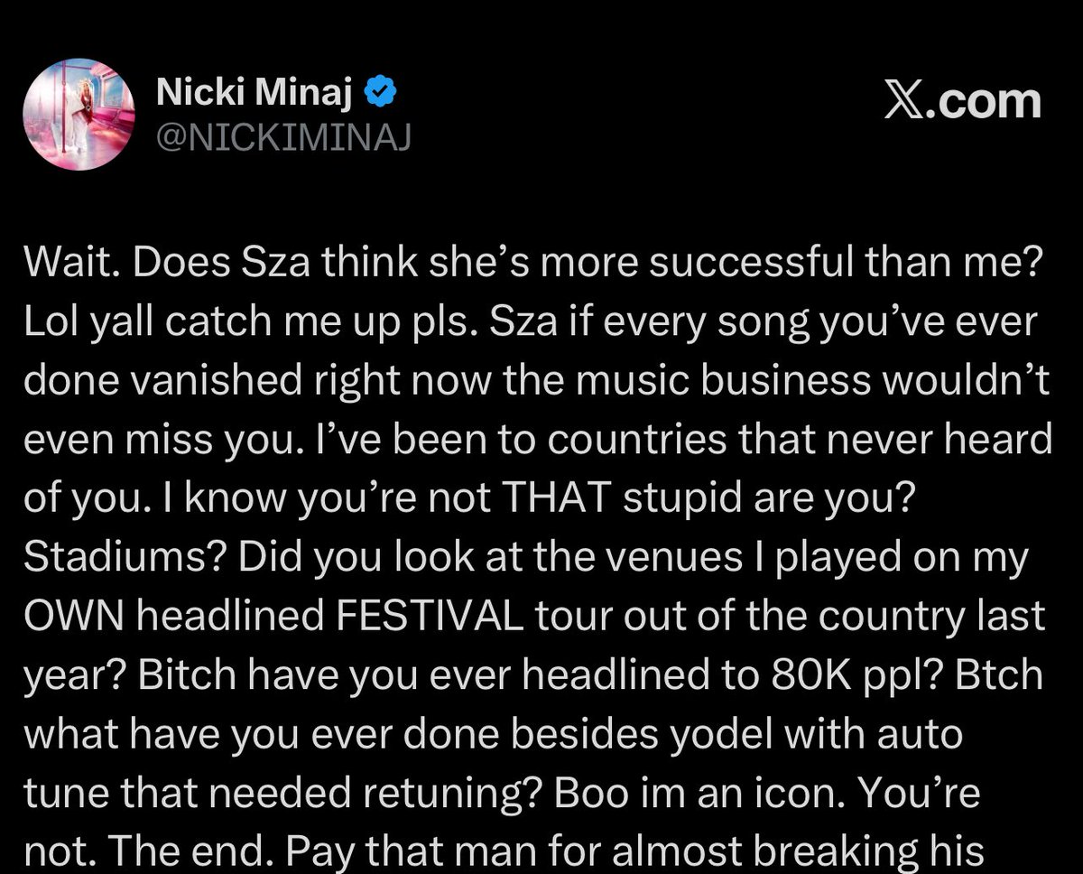 time proves Nicki right once again