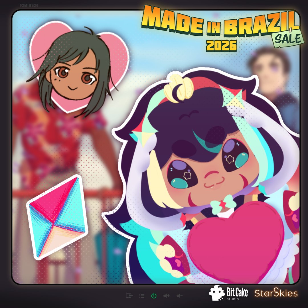 AkaytonV's tweet photo. Hoje é o último dia de #MadeInBrazilSale e nada melhor do que fechar com chave de ouro e um coração quentinho, né? 🩷

Vem me acompanhar nessa aventura cheia de incertezas, drama e muito, muito romance!
Ah, e tem um gatinho que...🐈‍⬛

🎮@dragonroll_dev
🎉@madeinbrsale
✨#StarSkies https://t.co/I7POMQP8iV