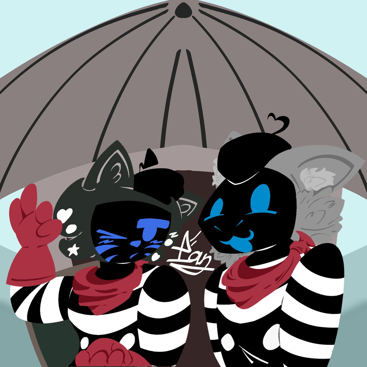 Hace rato que no dibujaba pero ya voy a regresar a ser más constante
Esto es una collab que hice en fb con un pije :3

(Probablemente xdd)