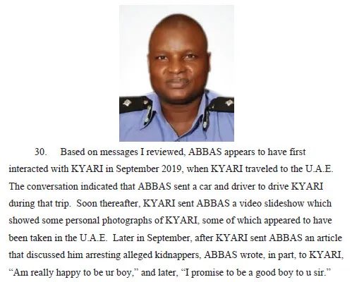 Dear U.S Authority <a href="/WhiteHouse/">The White House</a> 
Nigerian police chief Abba Kyari wanted in US over fraud. But Nigeria political gangster and Government compromise his extradition since 2021 <a href="/IntlCrimCourt/">Int'l Criminal Court</a> <a href="/INTERPOL_HQ/">INTERPOL</a> <a href="/POTUS/">President Donald J. Trump</a> <a href="/VP/">Vice President JD Vance</a> <a href="/RepRileyMoore/">Rep. Riley M. Moore</a> <a href="/SenTedCruz/">Senator Ted Cruz</a> <a href="/netanyahu/">Benjamin Netanyahu - בנימין נתניהו</a> <a href="/TheJusticeDept/">U.S. Department of Justice</a> <a href="/StateDept/">Department of State</a>
