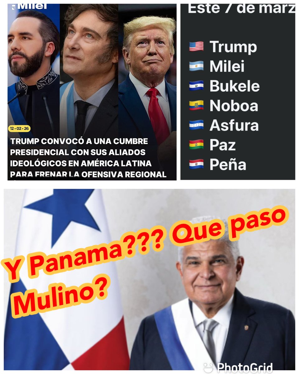 RaulZappi's tweet photo. @JoseRaulMulino  O nos comienzan a ver como a Argentina y El Salvador o ya nos estan viendo como a Venezuela y Cuba. Con el debido respeto que se merece no busque alianzas perdedoras con una  Europa decadente, elitista-globalista. Nuestro aliado histórico es USA. #Panama https://t.co/XRixNZZ1XG