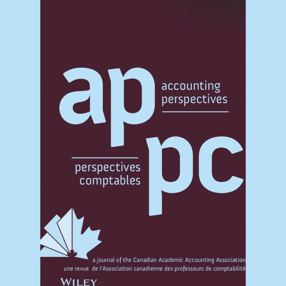 Accounting Perspectives / Perspectives comptables tweet media