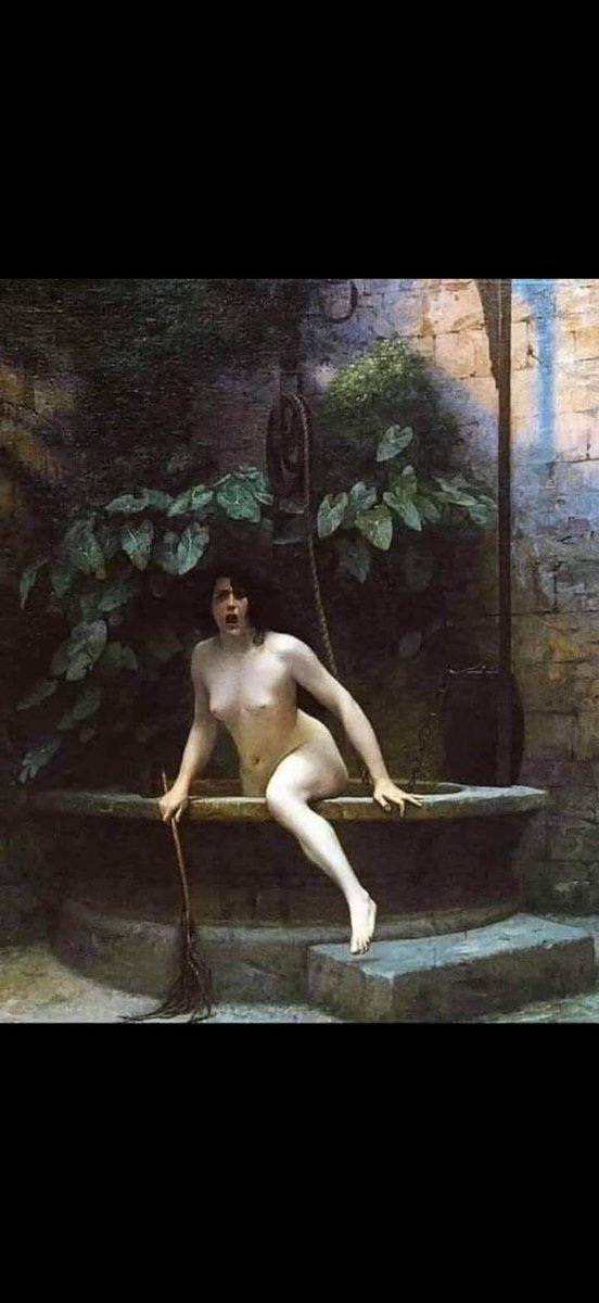 One day, **the Lie** said to **the Truth**:  
“Let’s take a bath together, the well water is very nice.”

The Truth, still suspicious, tested the water and found out it really was nice.  
So they got naked and bathed.

But suddenly, the Lie leapt out of the water, stole the