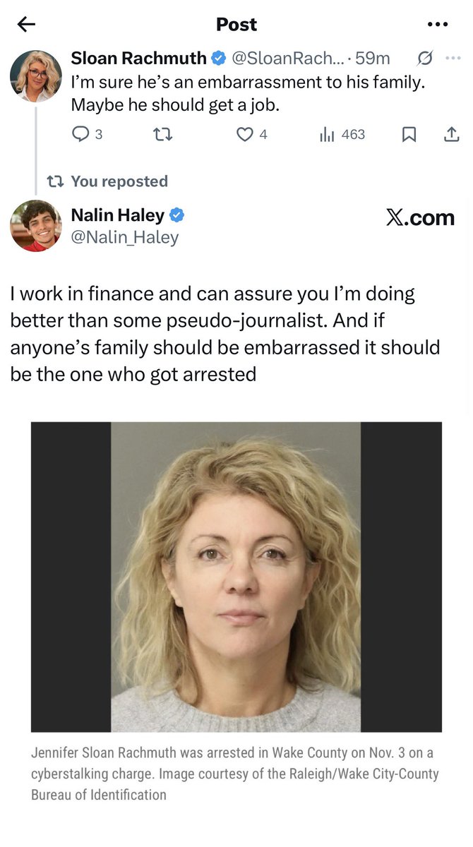 Nalin_Haley's tweet image. They’re calling it the most brutal crashout on the internet 😭😭