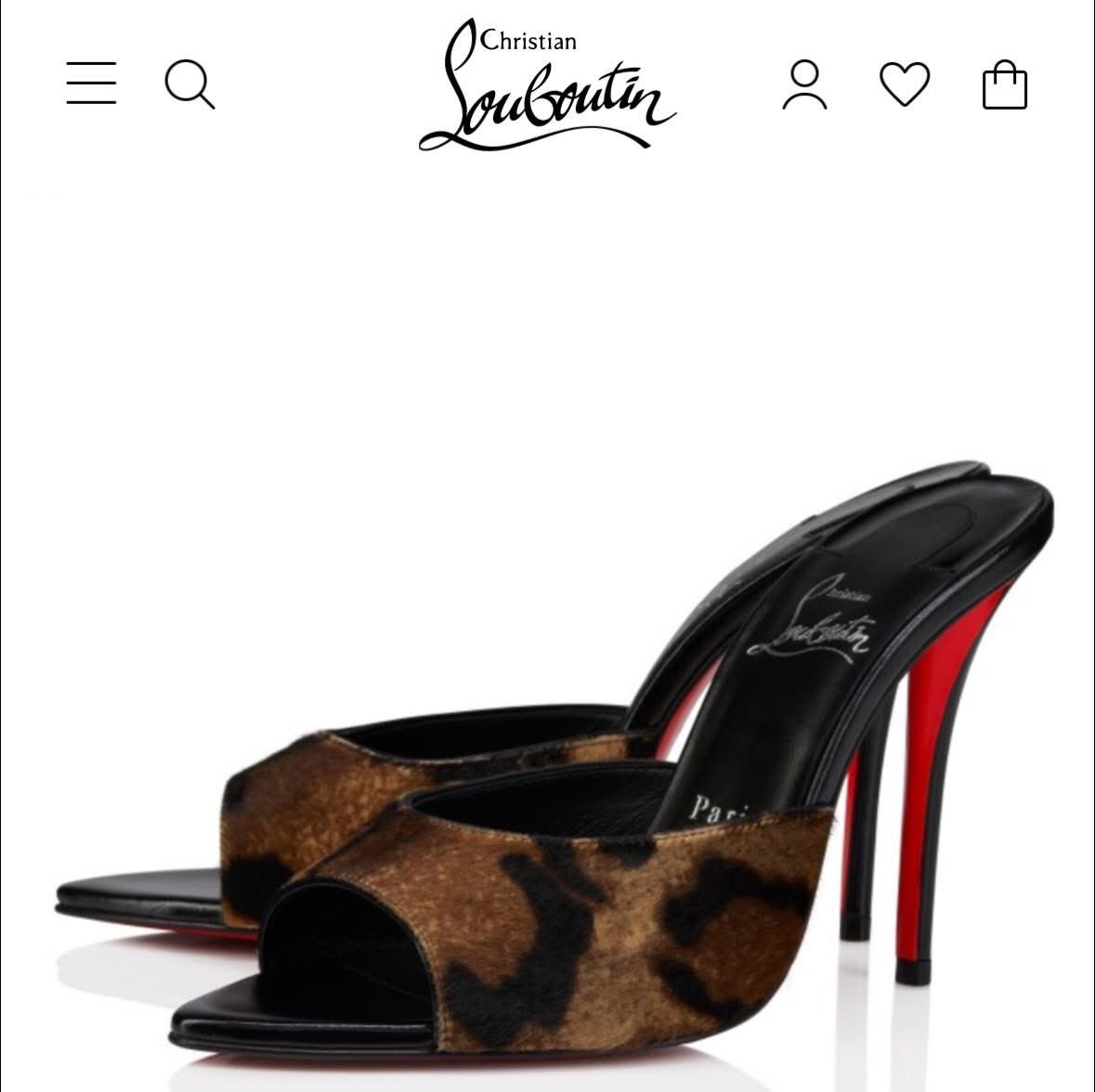 layxsnv's tweet photo. These Christian Louboutin’s are teaaa 🐆🔥 https://t.co/iOshUSneff