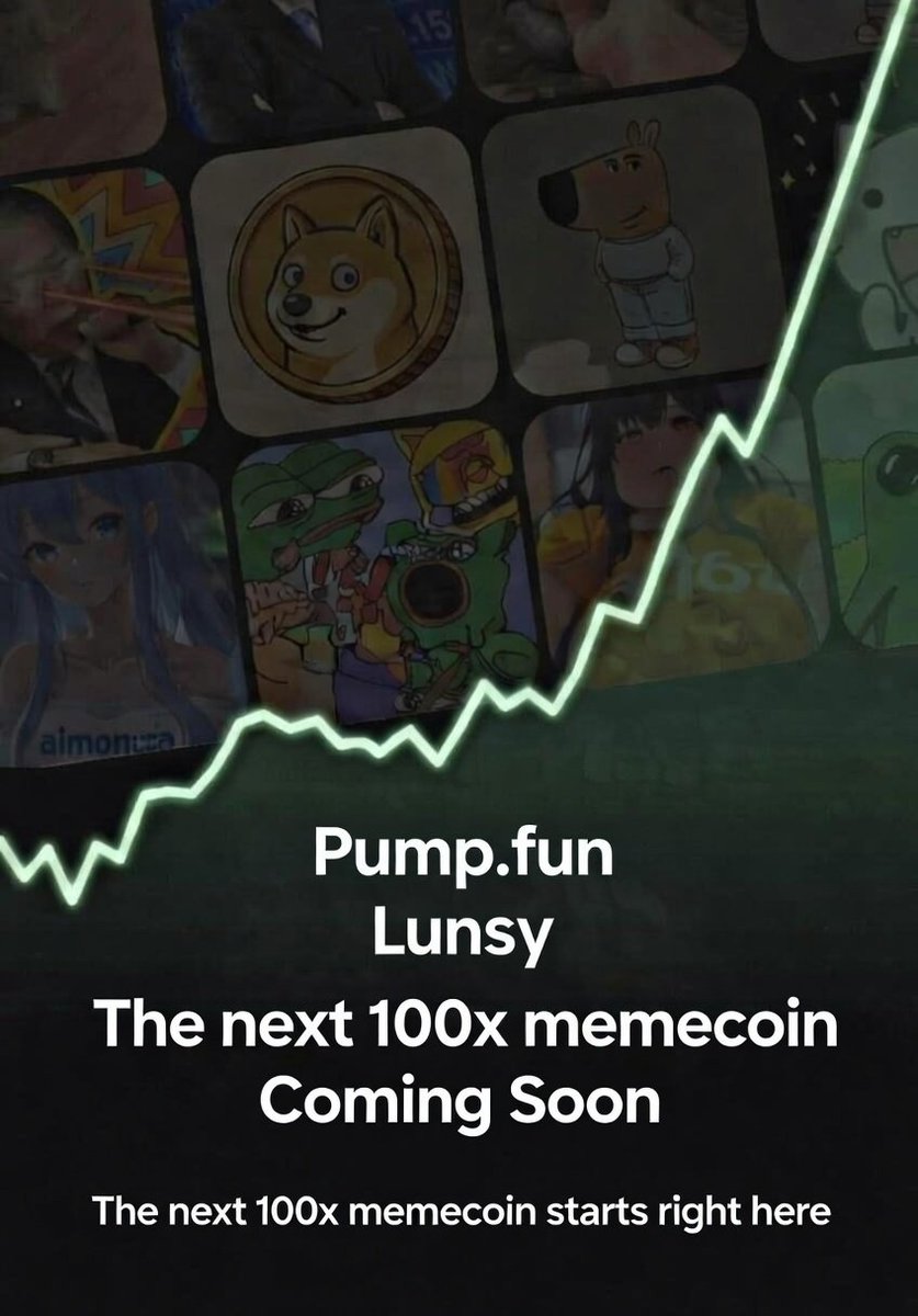 🚀 Grab &amp; prepare! Spectator or ready to fill your bags?
$LUNSY launch very soon!
Register your wallet NOW &amp; become one of the first 100 Architects as permanent holder
Buy 1 SOL LUNSY &amp; receive 1M extra tokens — only first 100 who get it!
Follow @TribuLunarOficial
❤️ Like + 🔁 RT