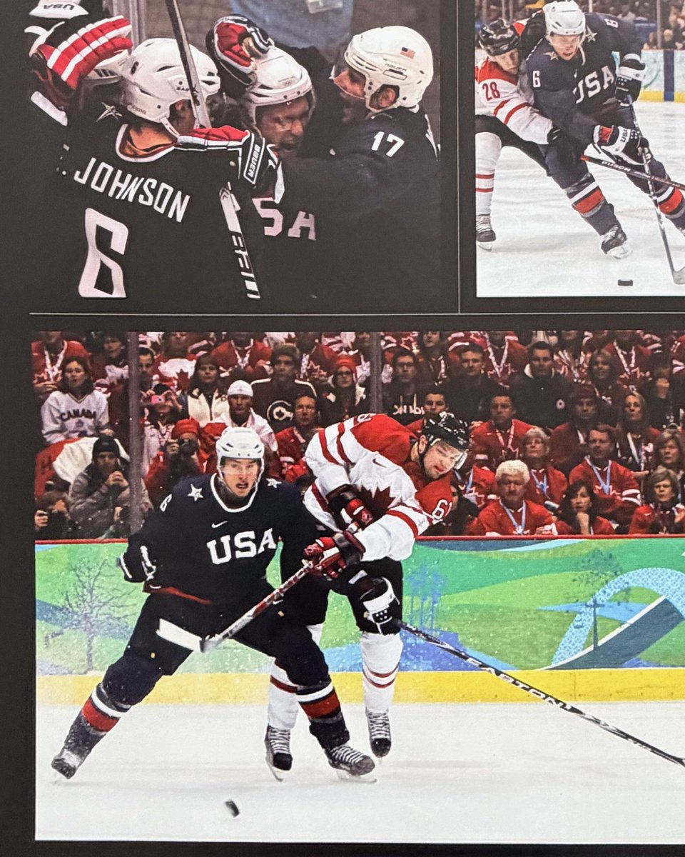 6ErikJohnson's tweet photo. Circa 2010 Olympics when we took home Silver 🥈🇺🇸 in Vancouver. Can Team USA take home the gold this year? #Olympics2026 #USAHockey #TeamUSA https://t.co/8V3ovvgZrn