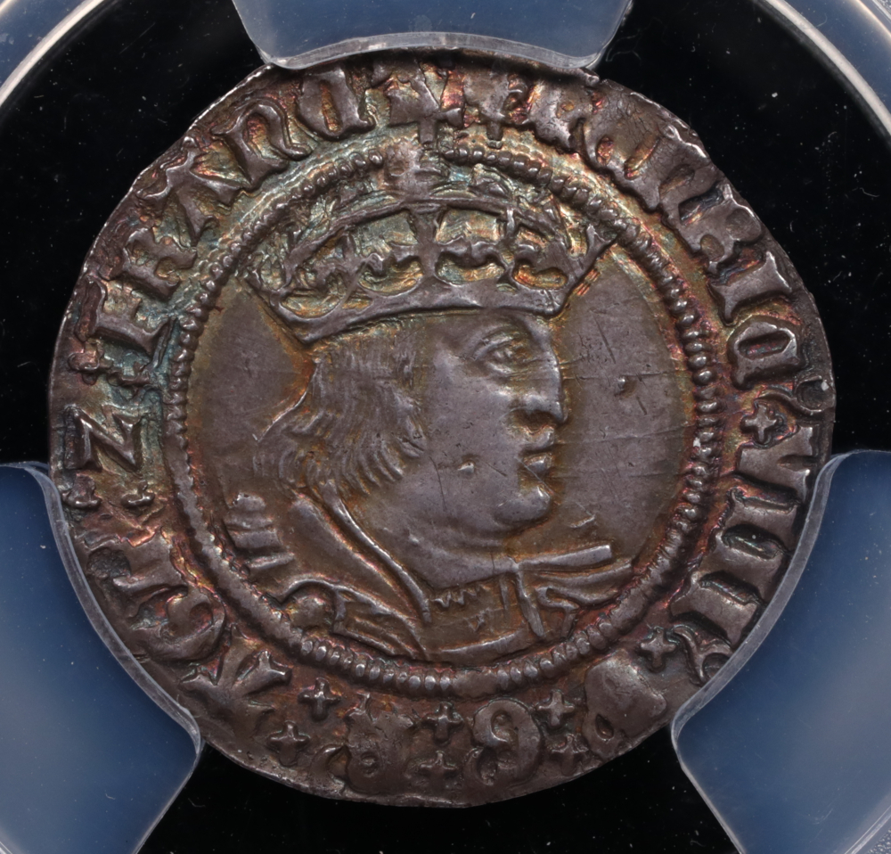 AustinRareCoins's tweet image. 🏰 COIN OF THE DAY: 1526-44 Henry VIII Silver Groat PCGS MS-62! From the Tudor king's tumultuous reign during England's break from Rome. Superb uncirculated condition. Unique color and style. $4,485

#CoinOfTheDay #RareCoins #PCGS #CoinCollecting #Silver

austincoins.com/1526-44-englan…