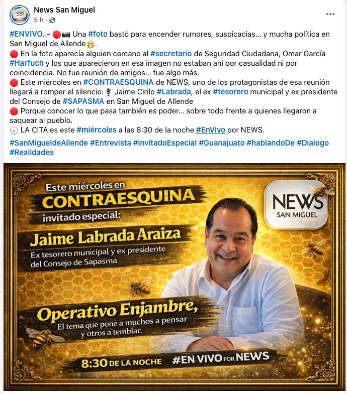 Estoy cagao…

Me encontré esto en redes sociales y lo primero que se me vino a la mente es si el titular de <a href="/SSPCMexico/">Secretaría de Seguridad y Protección Ciudadana</a> <a href="/OHarfuch/">Omar H Garcia Harfuch</a> sabrá que en este panfleto lo mencionan?

Esa Contraesquina espe…cula y eso aquí en china es porque les dio comezón, y al que le pique, que se