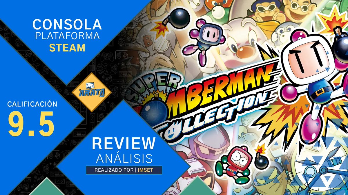 Hola estimados seguidores, Bomberman ha vuelto gracias a <a href="/RedArtGames/">Red Art Games</a> y <a href="/KonamiLatAm/">Konami LatinoAmérica</a> <a href="/Konami/">Konami</a>  con «Super Bomberman Collection». No te pierdas nuestra reseña sobre esta colección llena de nostalgia.

arata.lat/super-bomberma…

#Review #ArataLatam #SuperBombermanCollection