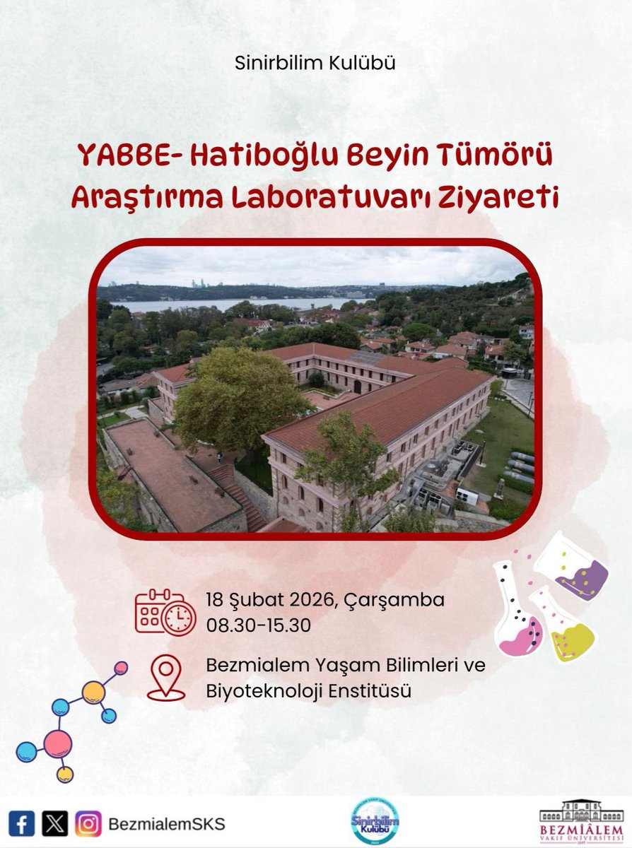 Öğrencilerimize tüm gün boyunca beyin tümörü araştırmaları ile ilgili bilgi paylaşımı yapıp, laboratuvar çalışmalarımız hakkında bilgi vereceğiz.