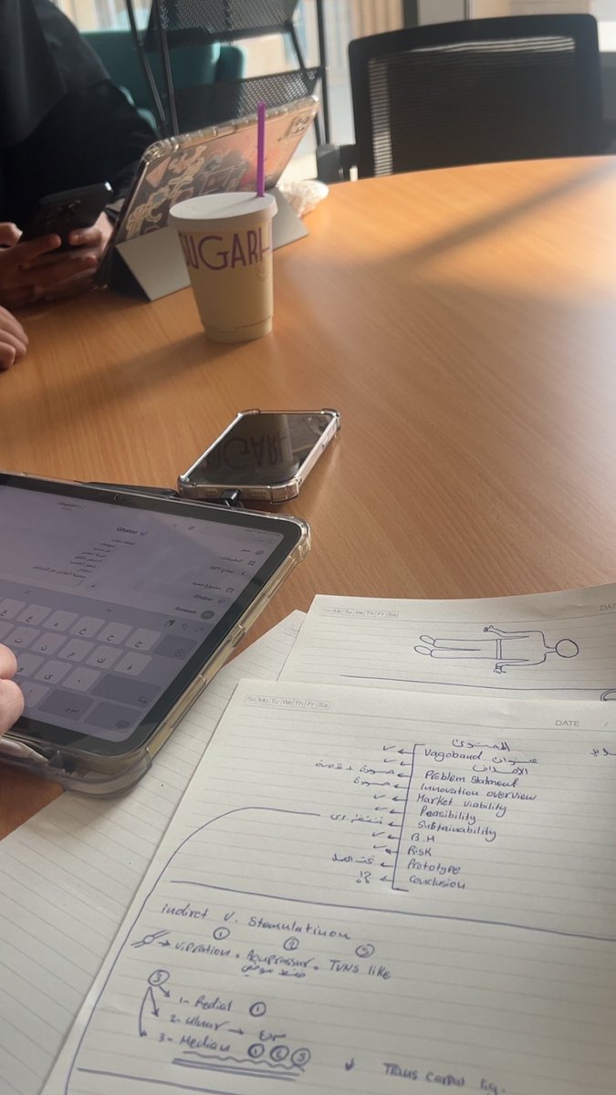 Hedo369's tweet photo. A unique experience for me at the Health Hackathon with our innovation 
Vago Band
I was honored to serve as the team leader The atmosphere was energetic Many thanks to King Saud University for this opportunity  
grateful to have been part of it 
#هاكثون_الابتكار_الصحي_السادس https://t.co/G9N4c2cMBQ