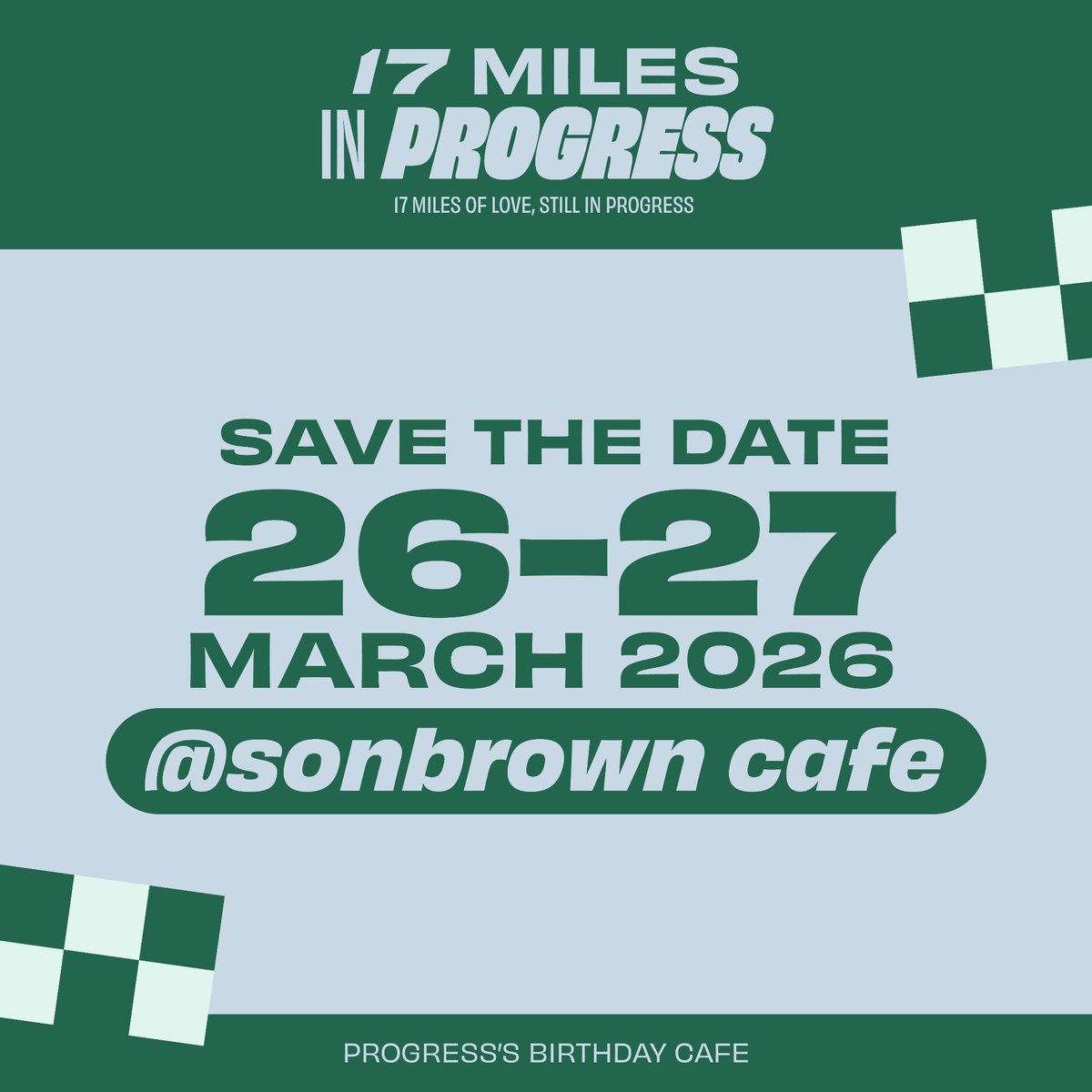 17 Miles—in Progress tweet media