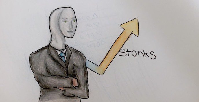 $Stonks rn 

0x7d4a23832fad83258b32ce4fd3109ceef4332af4

📈