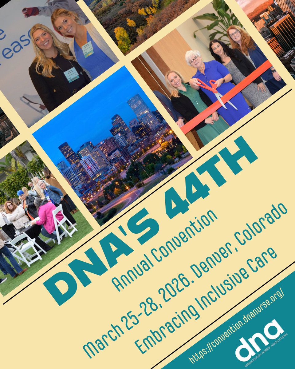 Get Ready for DNA's 44th Annual Convention on March 25-28, 2026!

For more information about convention, registration information, hotel booking, and things to do in Denver while you're there visit our convention website at convention.dnanurse.org. 

#Denver #DNA44 #Convention