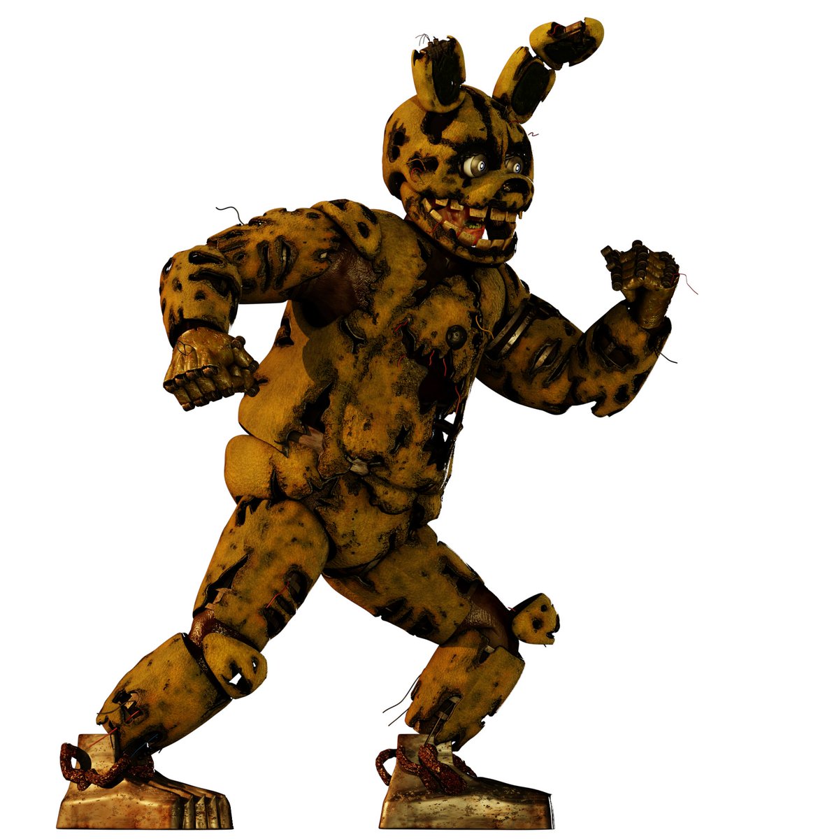 Just some 3D renders i made for a friend. Movie Springtrap doing the ...