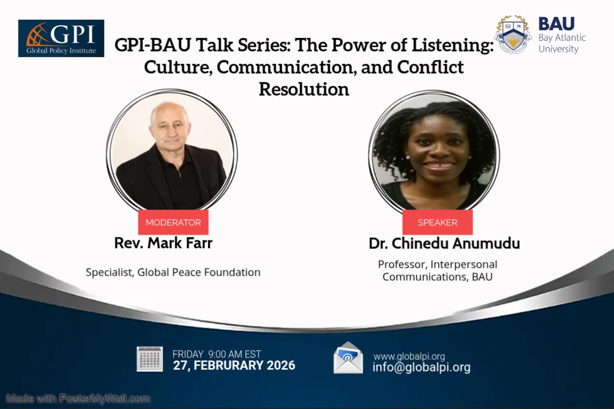 Global Policy Institute tweet media