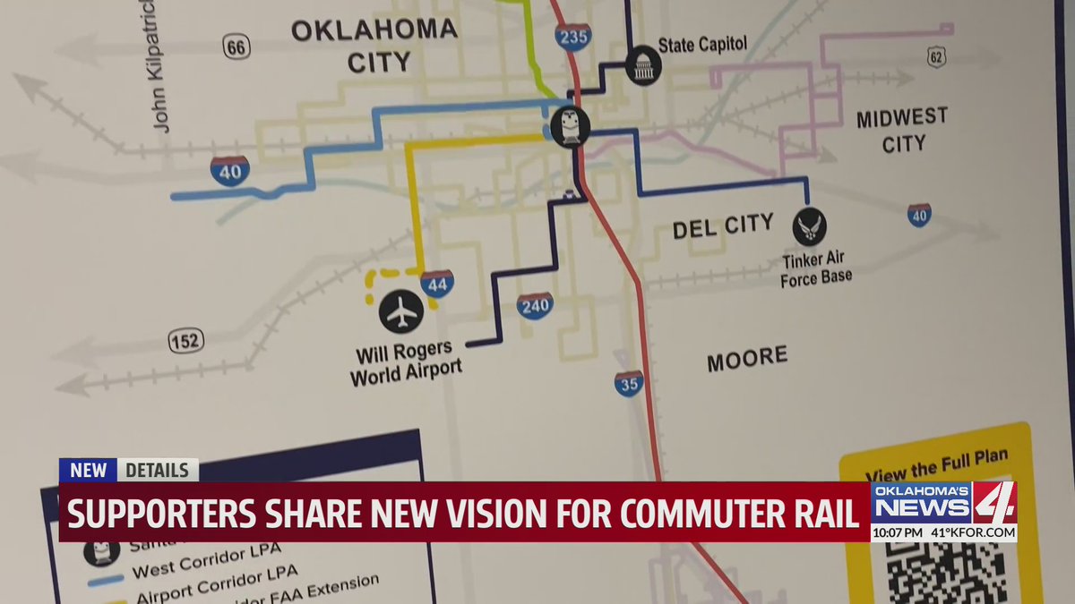 Central Oklahoma transit is leveling up! 🚆✨

The Regional Transportation Authority has a new name – @OneTransitOK – reflecting a unified, fast, and safe system connecting Oklahoma City, Norman, and Edmond. (1/2)