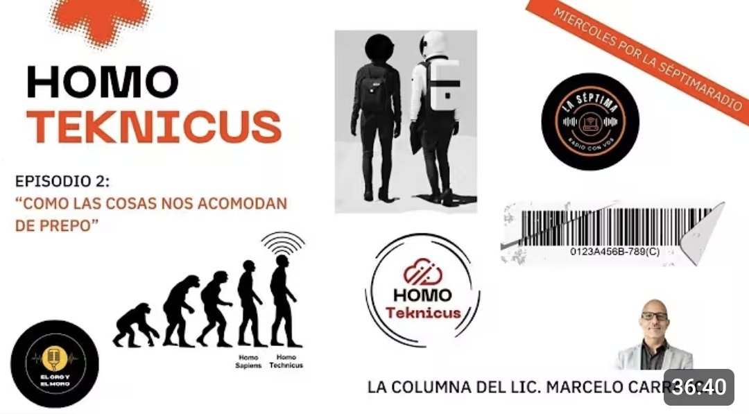 ¿Qué hace que una idea se convierta en tecnología? La segunda entrega de la columna #HomoTeknicus intenta responder esta pregunta. Siempre por <a href="/RadioSeptima/">La Séptima Radio Con Vos</a> 

youtu.be/FAg1uK-sigk?si…