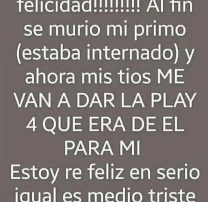 Mi hermano se separo y yo solo pienso en que ojala en un momento de crisis no quiera tener mas la play 5 que le regalo la ex y me la de A MI