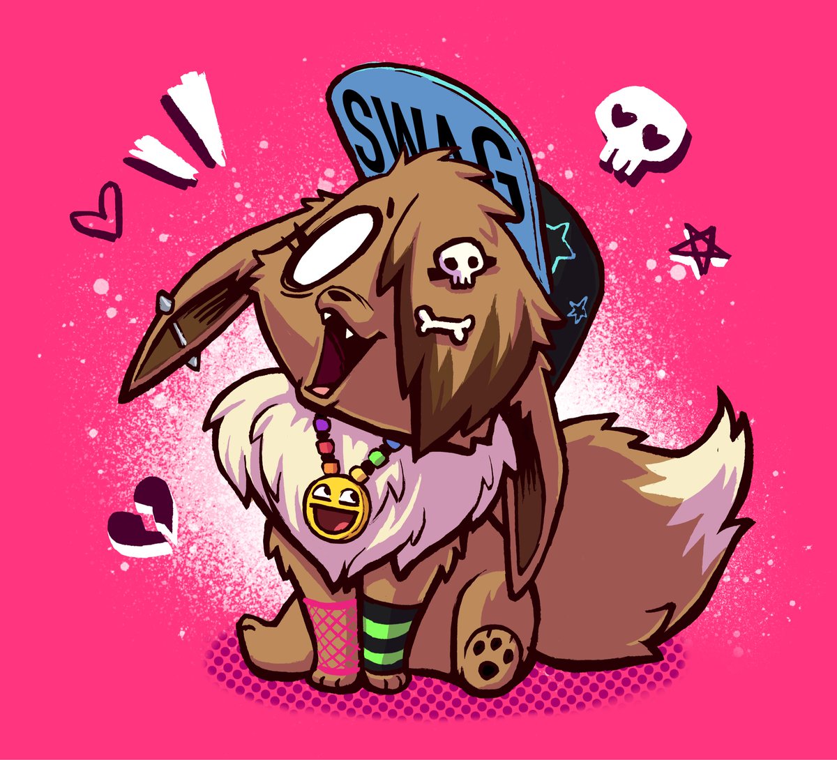 emobarkz's tweet image. Rawr!! XD #eevee #swag